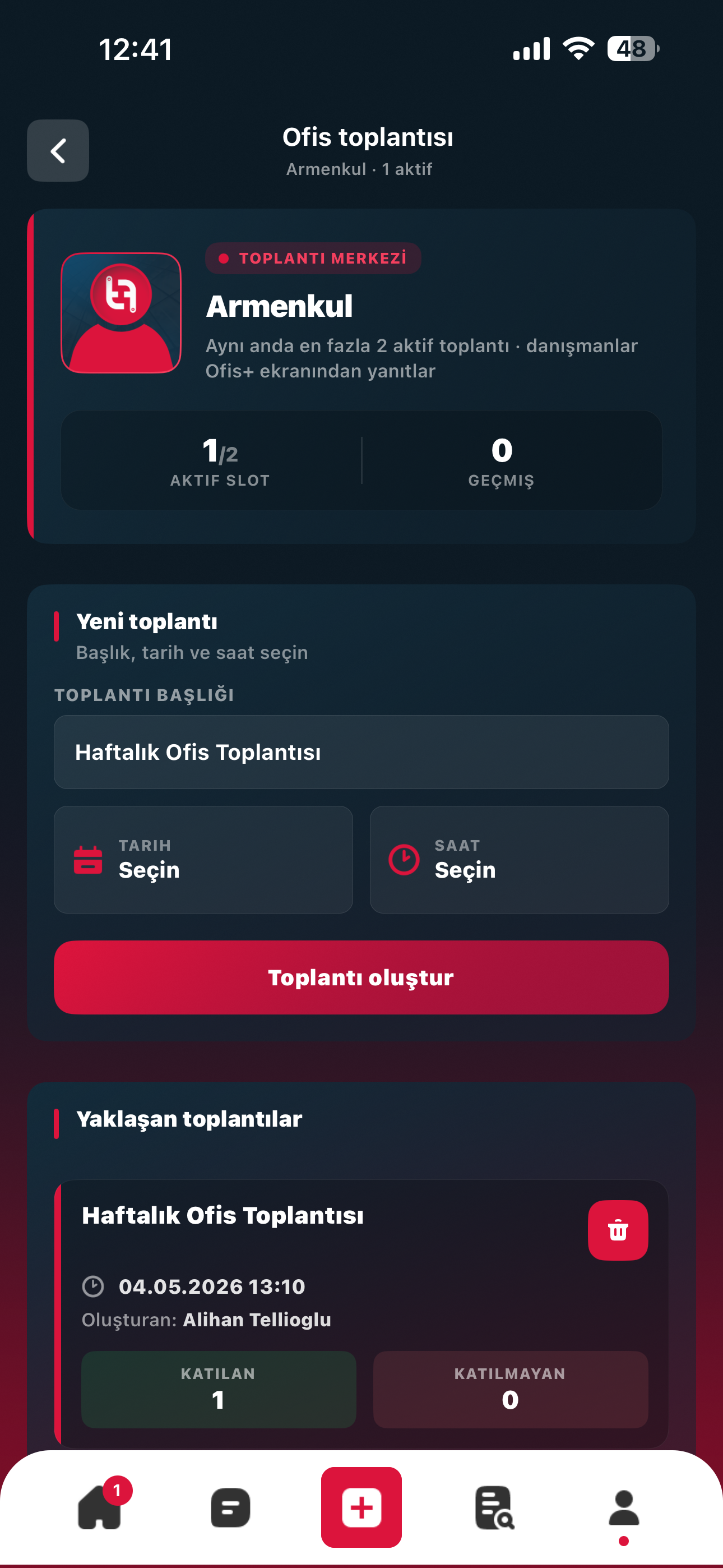 Ofis toplantı merkezi